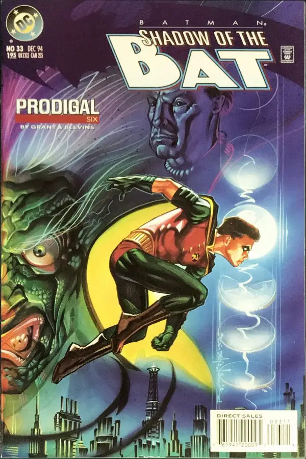 Batman Shadow of the Bat comic book cover from 1994 issue number 33