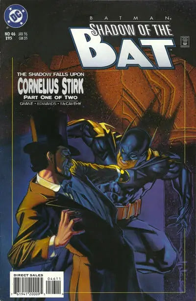 Batman comic book cover from Batman Shadow of the Bat 1996 #46 featuring the mayoral race
