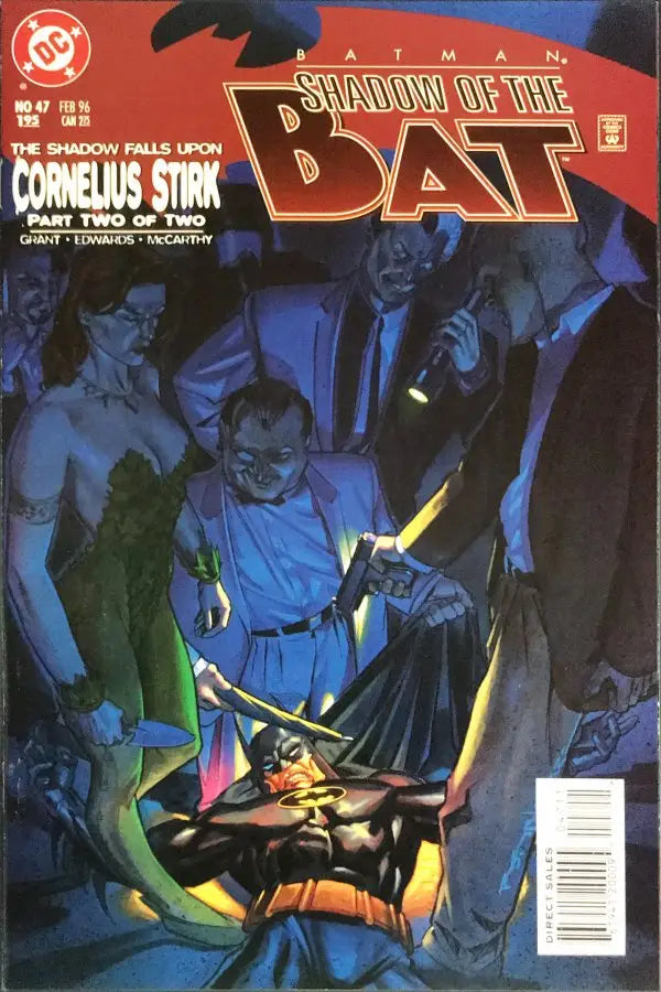 Batman comic book cover from Batman Shadow of the Bat 1996 Issue 47