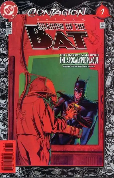 Batman comic book Batman Shadow of the Bat 1996 #48 displayed on a shelf