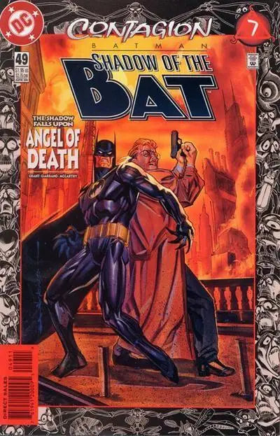 Batman Shadow of the Bat 1996 #49 comic book cover featuring James Gordon and Poison Ivy