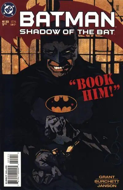 Batman comic book cover featuring Bruce Wayne from Batman Shadow of the Bat 1996 #55