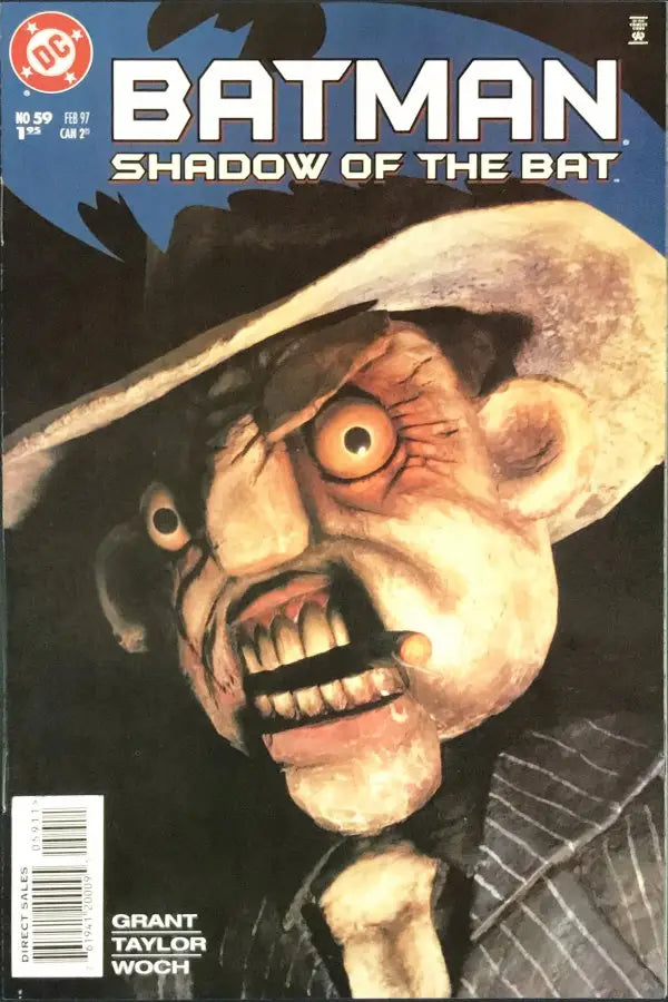 Batman Shadow of the Bat comic book cover from 1997, issue number 59