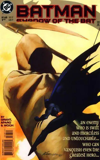 Batman comic book Batman Shadow of the Bat 1997 issue 68 front cover art