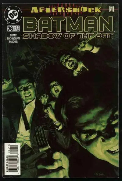 Batman comic book Batman Shadow of the Bat 1998 issue #76 featuring Batman in action