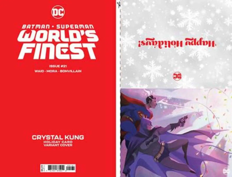 Batman Superman Worlds Finest #21 Cover C Crystal Kung art featuring boy thunder theme