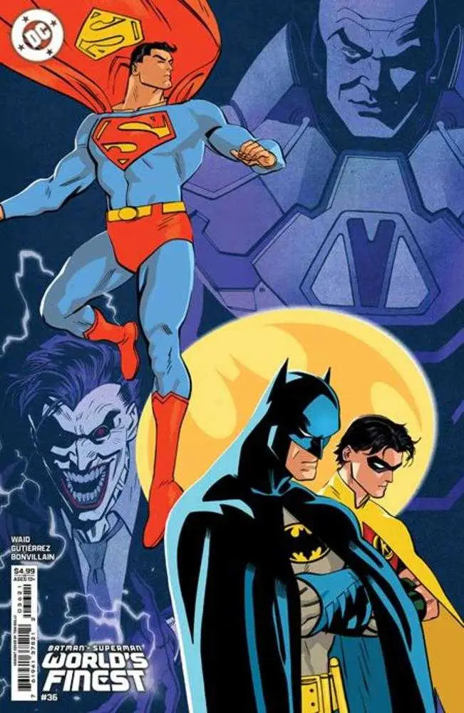 Batman Superman Worlds Finest comic book cover by Tom Reilly on card stock variant