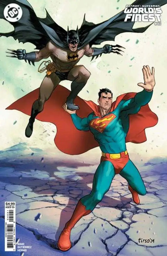 Batman Superman Worlds Finest #40 Cover B Tirso Cons Card Stock Variant - Comic Book