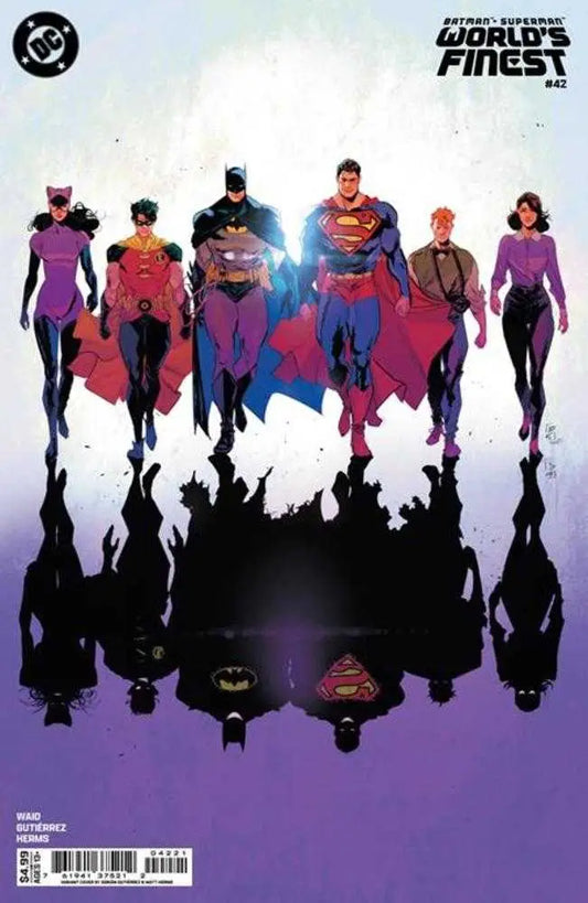Batman Superman Worlds Finest #42 Cover C Adrian Gutierrez Card Stock Variant - Comic Book