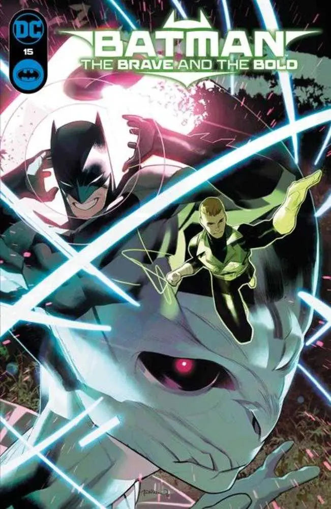 Batman The Brave And The Bold #15 Cover A Simone Di Meo with glowing characters and mask