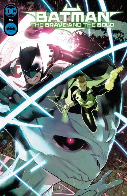 Batman The Brave And The Bold #15 Cover A Simone Di Meo with glowing characters and mask