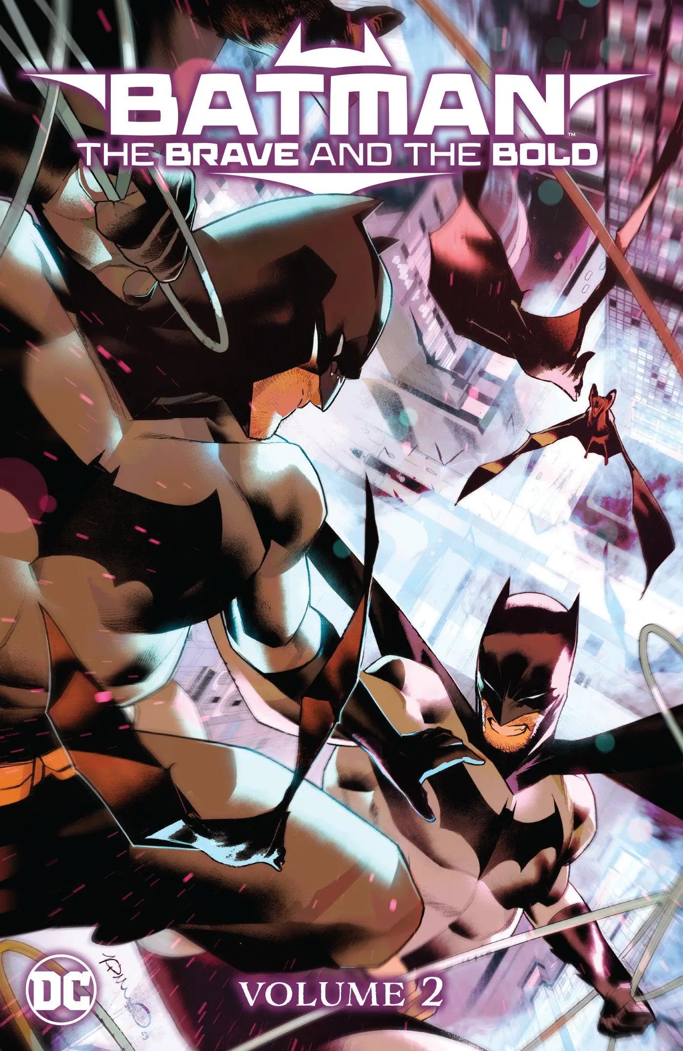 Batman comic book cover from Batman The Brave And The Bold Out Of The Darkness TP