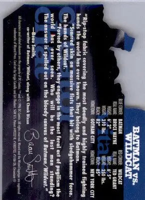 Batman vs Wildcat - 1997 Wizard Magazine Series 4 - #12 - Non_sport - Non-Sports Card Single