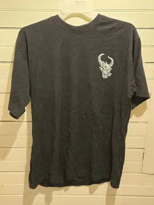 Battle Design T-Shirt Mens XL Black Operation Iraqi Freedom Graphic Skull Tee - Apparel