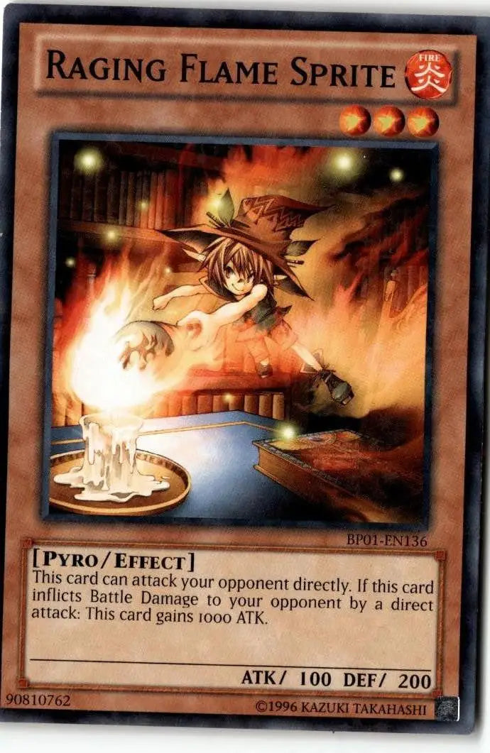 Battle Pack: Epic Dawn #BP01-EN136 Raging Flame Sprite - Yu-Gi-Oh! Card Single