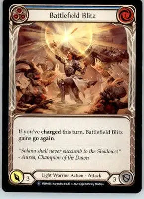 Battlefield Blitz (Blue) - Monarch - MON038 - Normal Unl NM - TCG Card Single