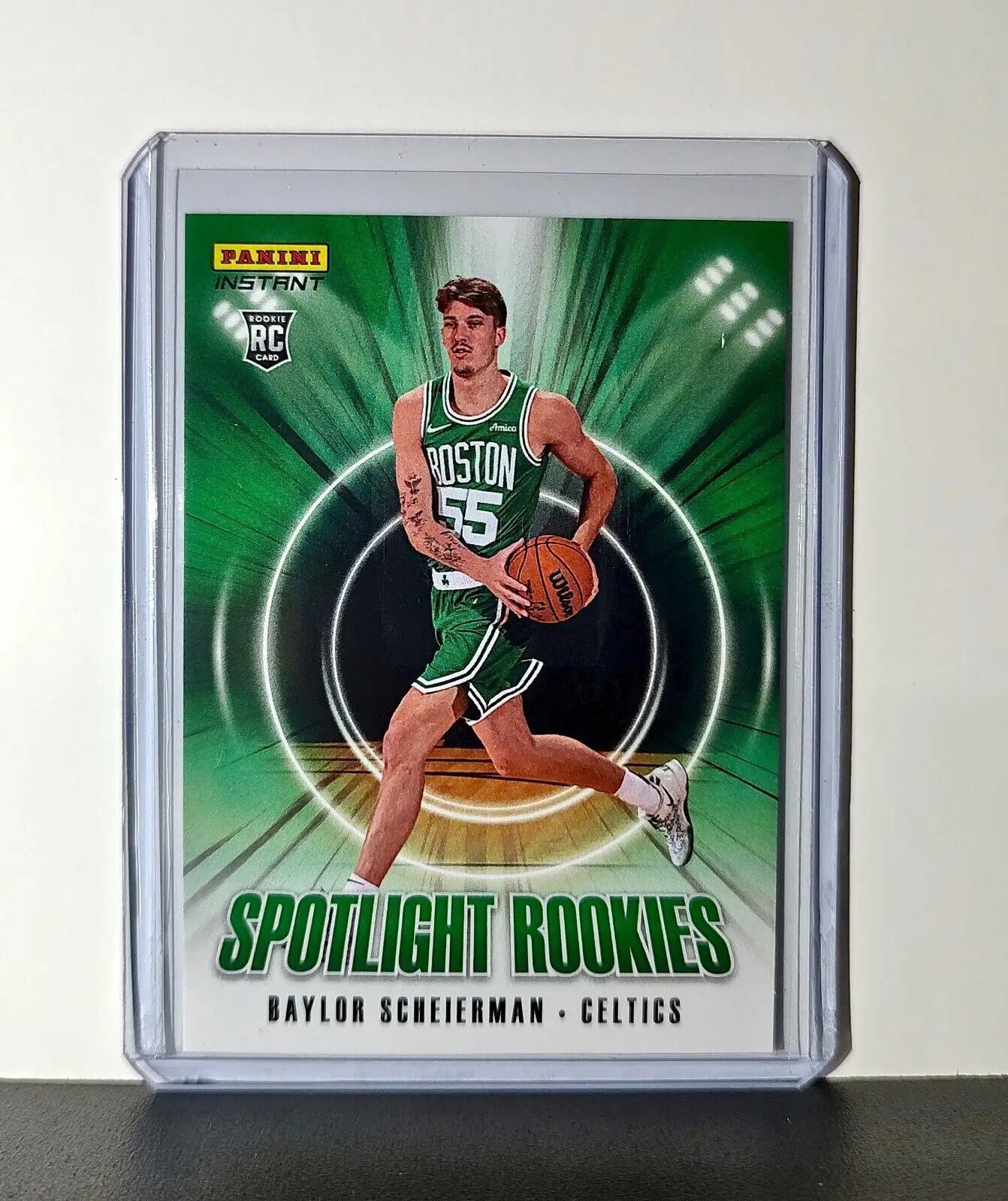 Baylor Scheierman Rookie 2024-25 Panini Spotlight Rookies NBA #29 Celtics 1/170 - Basketball Card Single