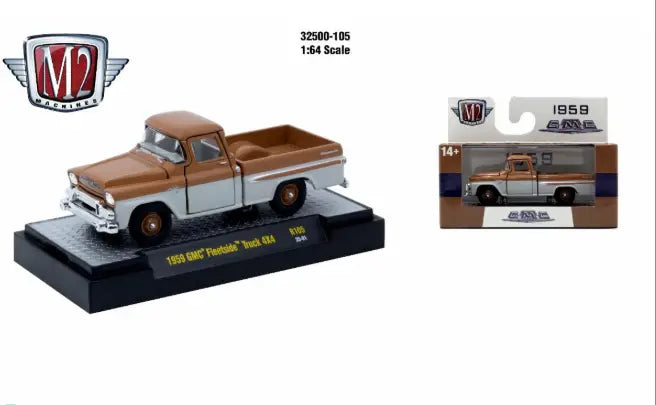 M2 Machines AutoThentics Rel 105 1:64 1959 GMC Fleetside Truck