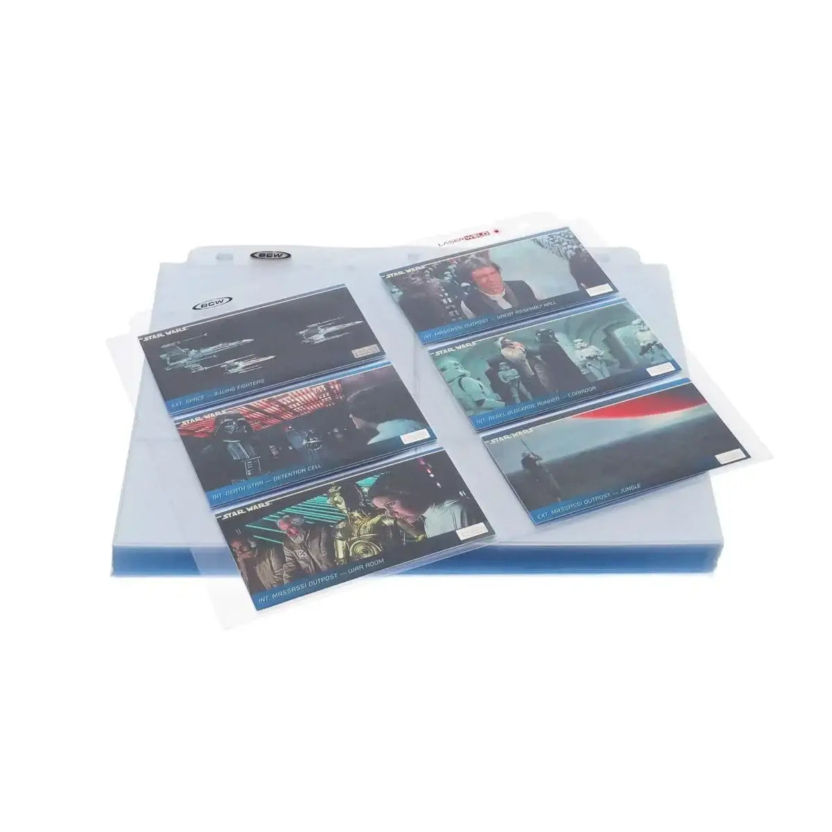 BCW LaserWeld® 6-Pocket Card Page 100 Count Box - Card Supplies