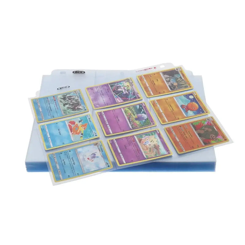 BCW LaserWeld® 9-Pocket Card Page 100 CT. Box - Card Supplies
