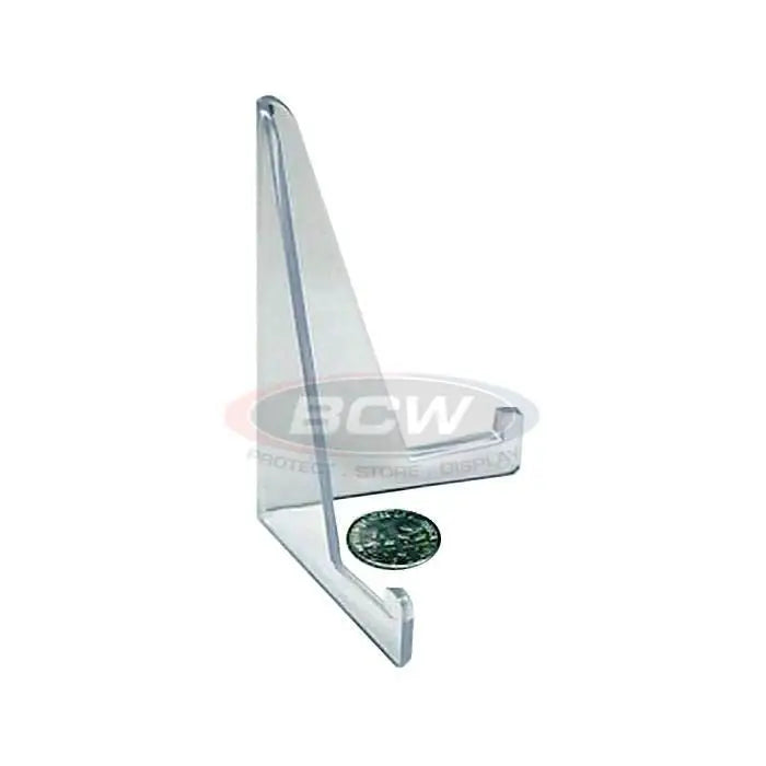 Clear acrylic display stand for collectibles in BCW Small Stands Lot of 10