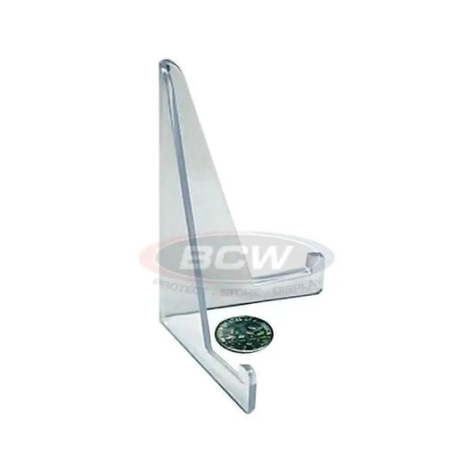 Clear acrylic display stand for collectibles in BCW Small Stands Lot of 10