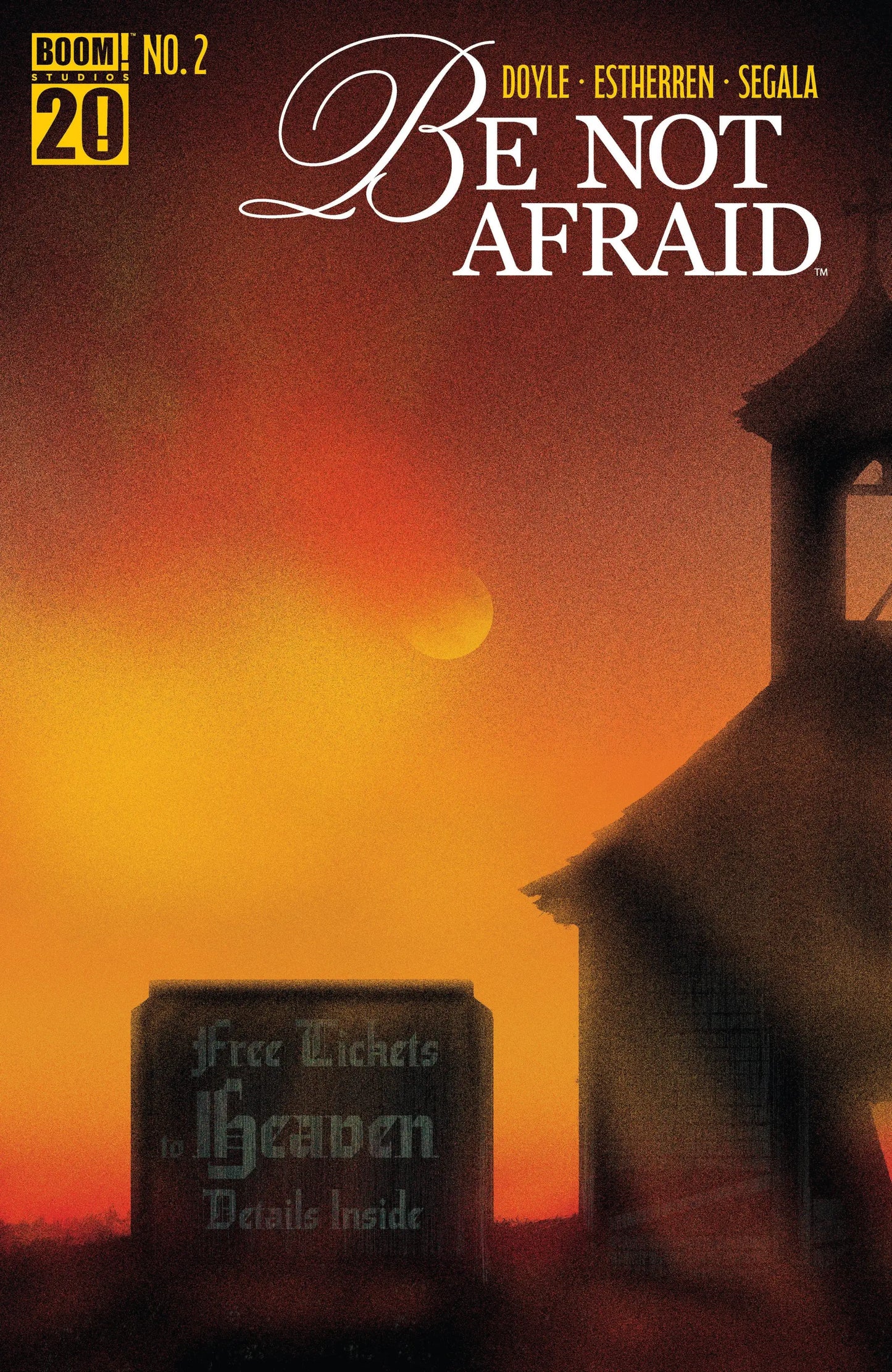 Comic book cover for Be Not Afraid issue 2 B Variant Dressed Boss featuring vibrant artwork