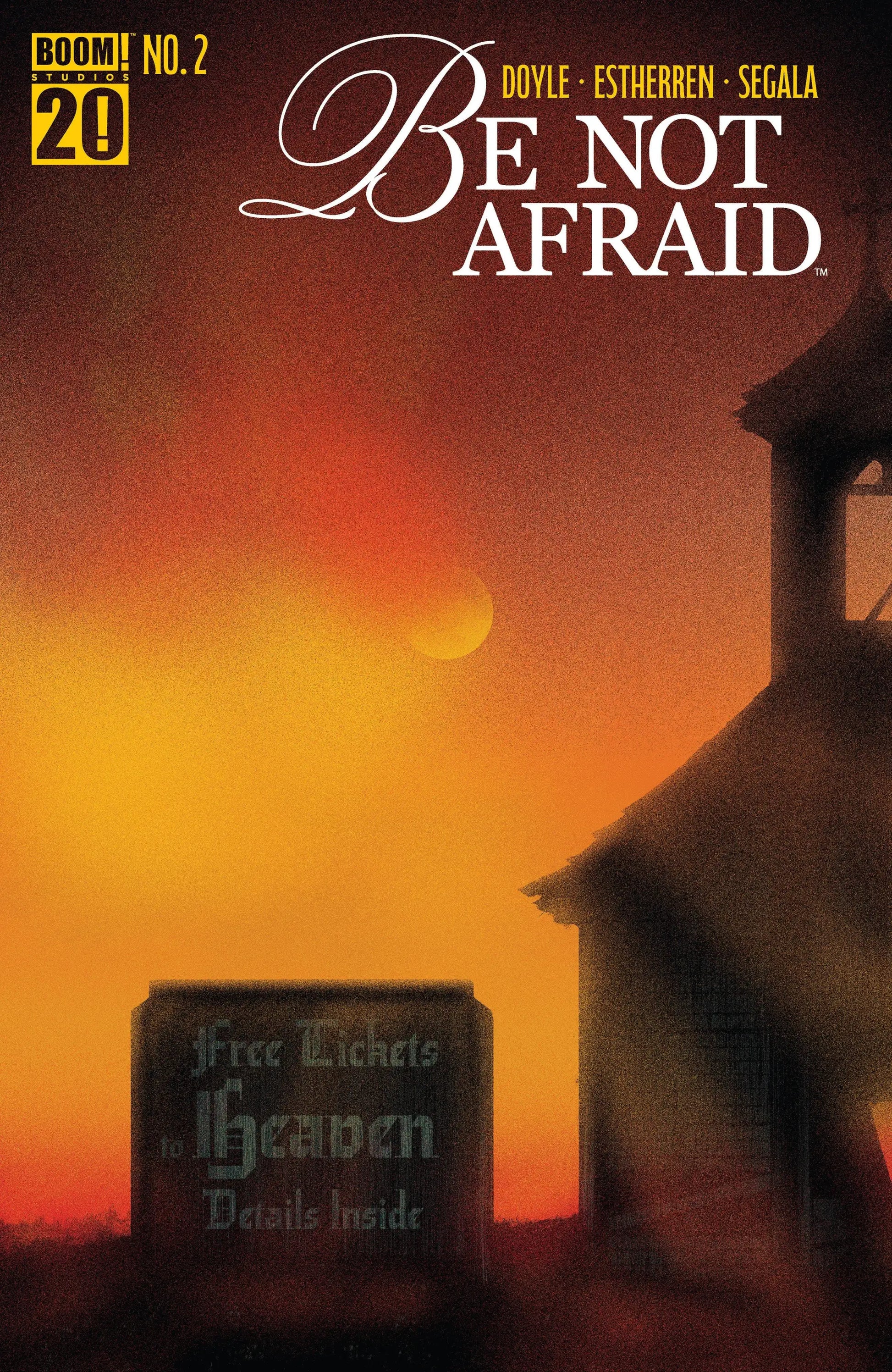 Comic book cover for Be Not Afraid issue 2 B Variant Dressed Boss featuring vibrant artwork