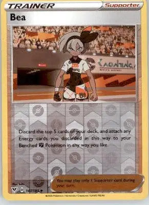 Bea - SWSH04: Vivid Voltage - 147/185 - Reverse Holo LP - Pokémon Card Single