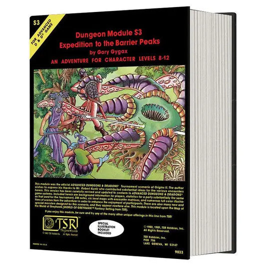 Vintage Advanced Dungeons & Dragons classic module cover from Beadle & Grimm’s module dice collection