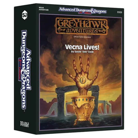 Beadle & Grimm’s Dungeons & Dragons Classic Module Dice Collection featuring Vecna Lives adventure