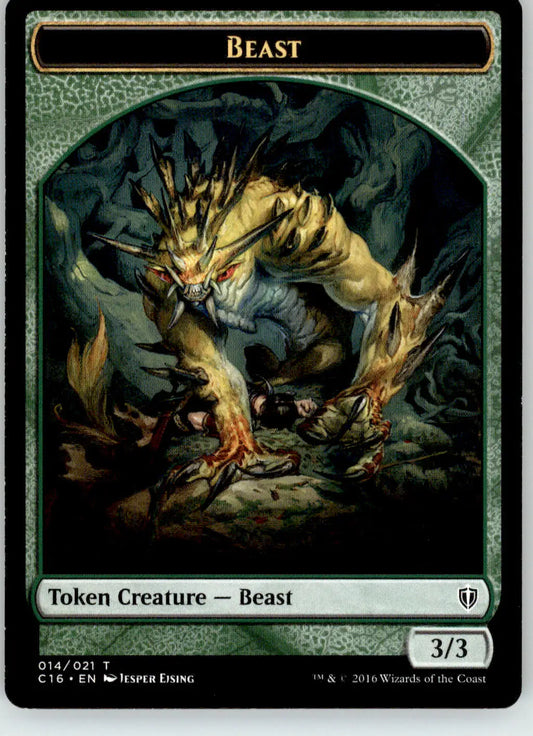 Beast // Ogre Double-Sided Token - Commander 2016 - 14 // 13 - LP Magic - Other