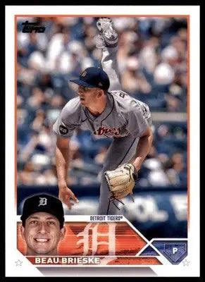 Beau Brieske 2023 Topps #184 Detroit Tigers - Baseball Card Single