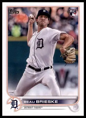 Beau Brieske Rookie 2022 Topps Update #US23 Detroit Tigers - Baseball Card Single
