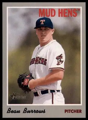 Beau Burrows 2019 Topps Heritage Minor League #110 Toledo Mud Hens - Baseball Card Single