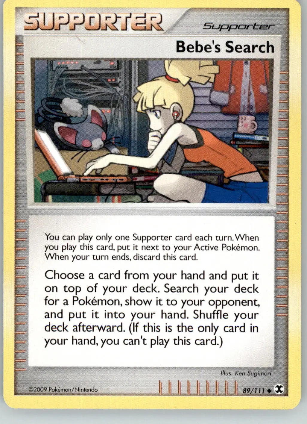 Bebe’s Search - Rising Rivals - 89/111 - LP Pokemon - Pokémon Card Single