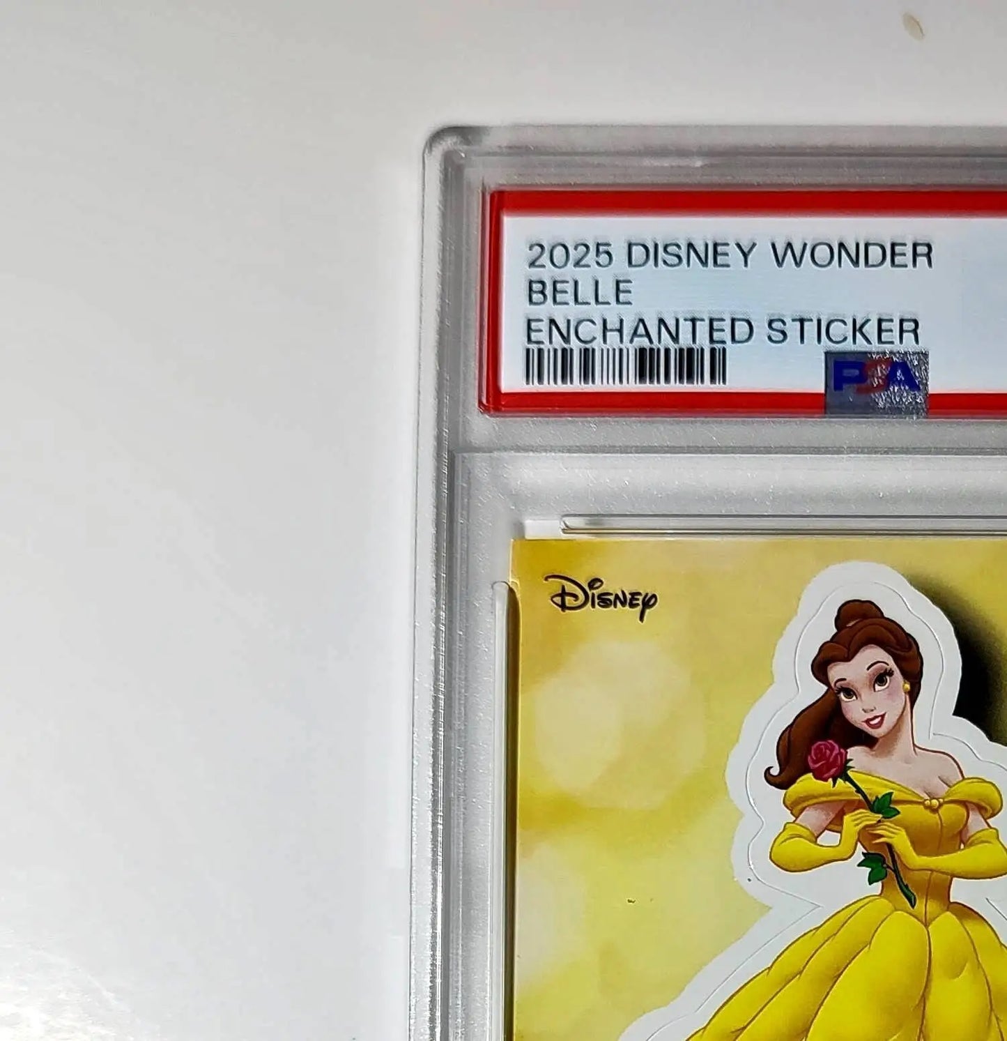 Belle 2025 Topps Disney #ES-13 Enchanted Sticker Beauty and the Beast PSA 9 MT - Non-Sports Card Single