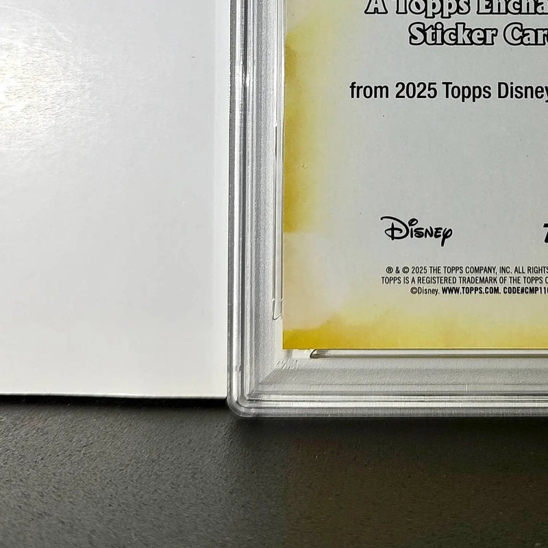 Belle 2025 Topps Disney #ES-13 Enchanted Sticker Beauty and the Beast PSA 9 MT - Non-Sports Card Single