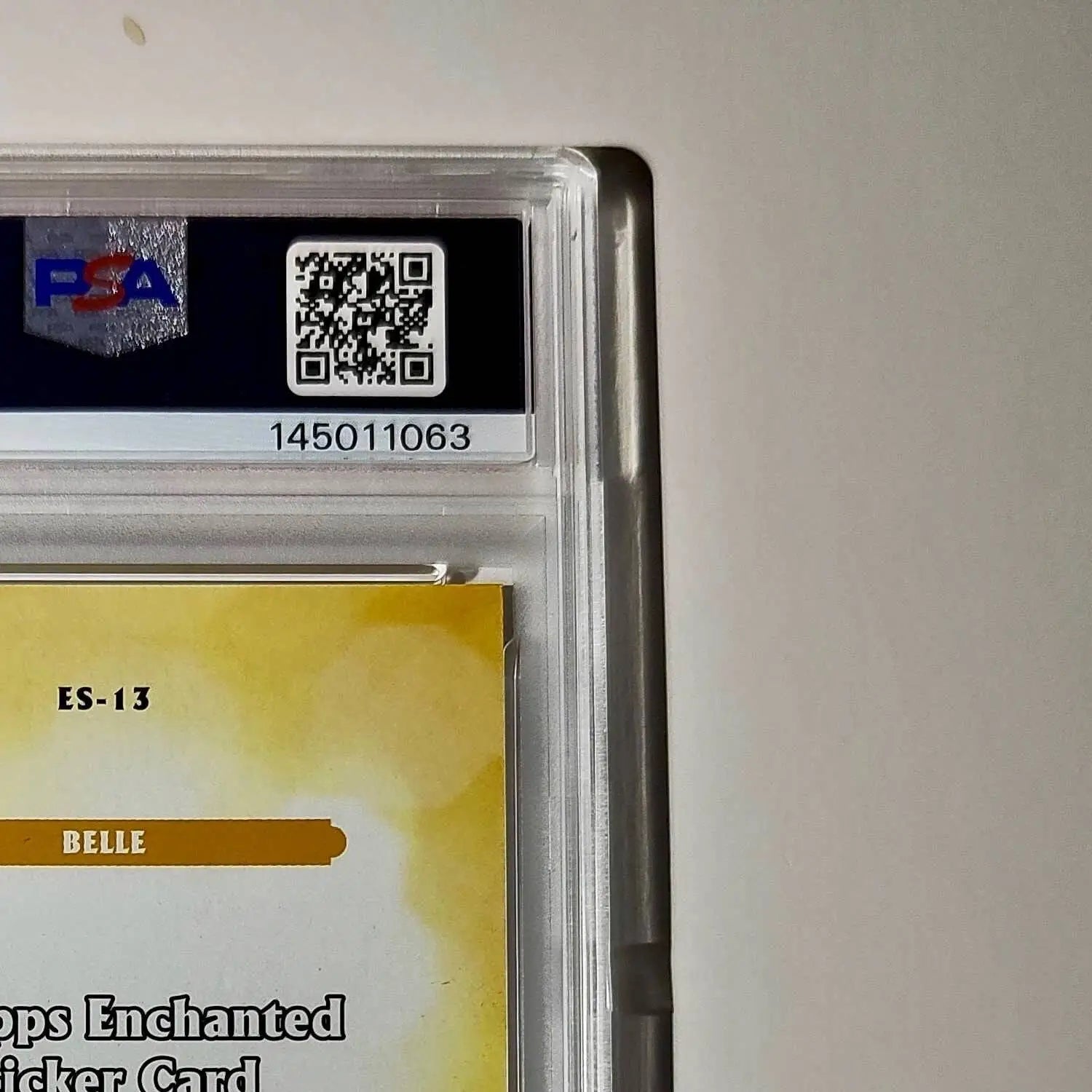 Belle 2025 Topps Disney #ES-13 Enchanted Sticker Card Beauty and the Beast PSA 9 - Non-Sports Card Single