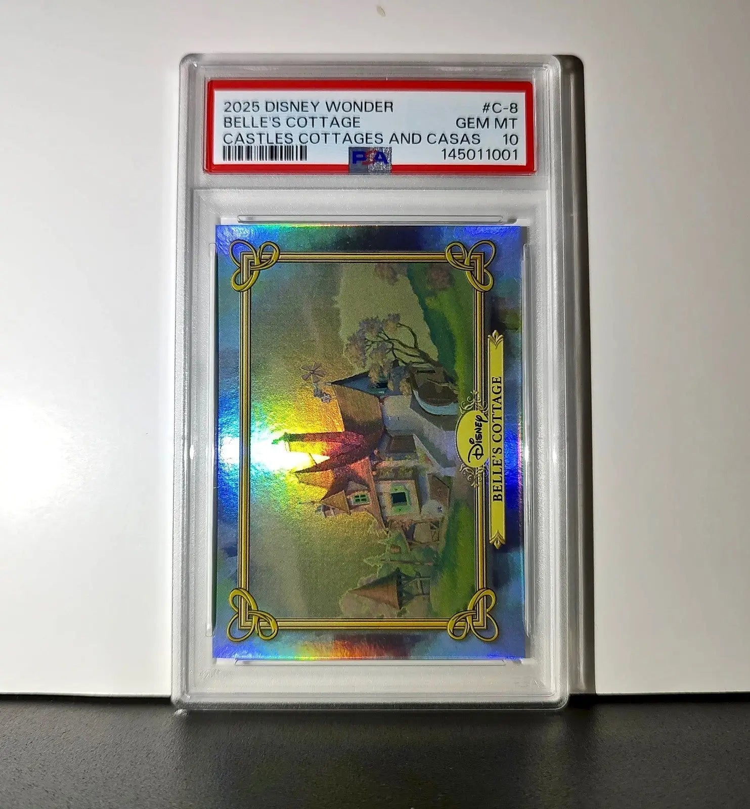 Belle’s Cottage 2025 Topps Disney #C-8 Card Beauty and the Beast PSA 10