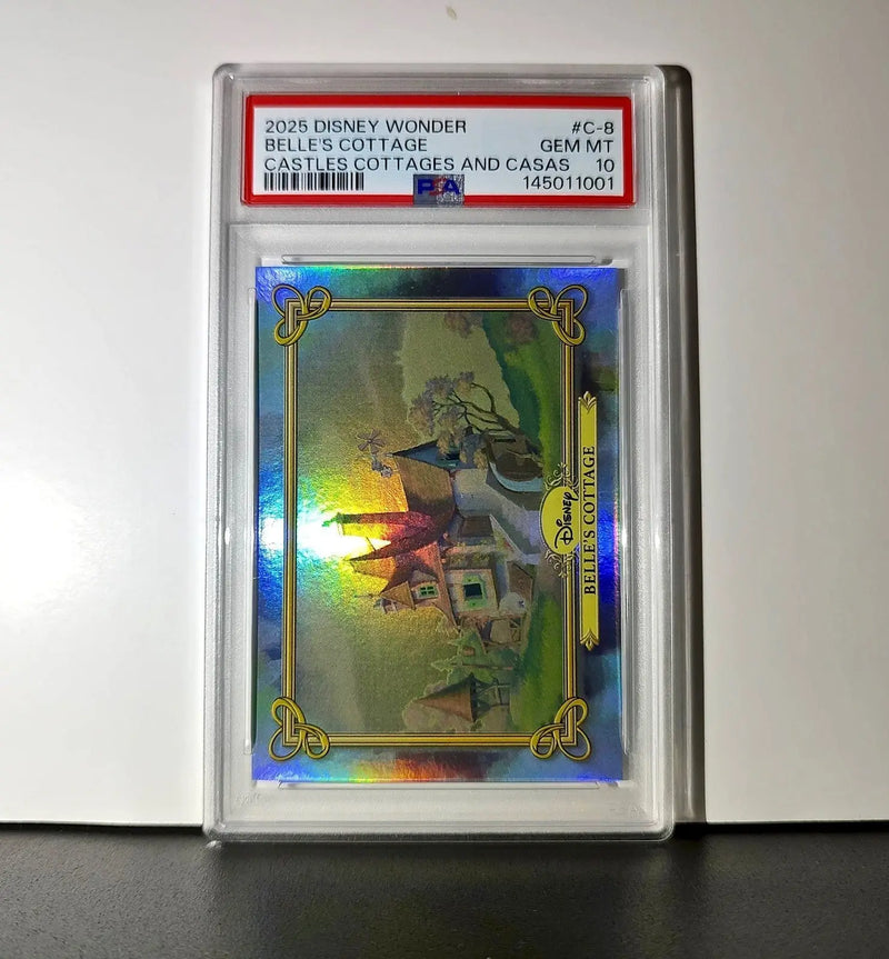 Belle’s Cottage 2025 Topps Disney #C-8 Card Beauty and the Beast PSA 10