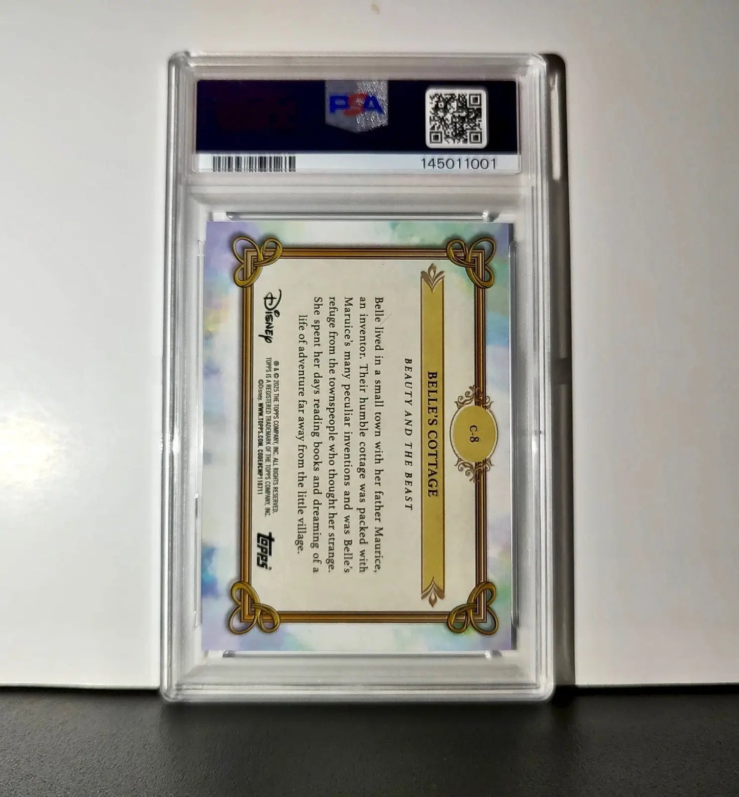 Belle’s Cottage 2025 Topps Disney #C-8 Card Beauty and the Beast PSA 10
