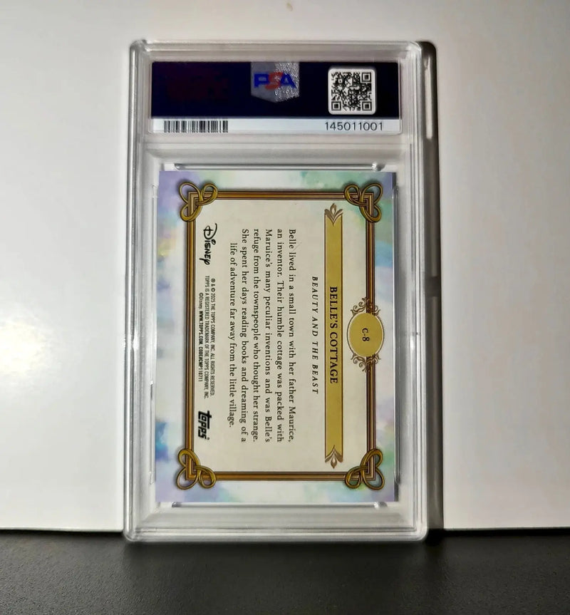 Belle’s Cottage 2025 Topps Disney #C-8 Card Beauty and the Beast PSA 10