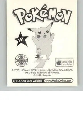 Bellsprout - 1999 Merlin Pokemon Stickers - #191 - Non_sport - Pokémon Card Single