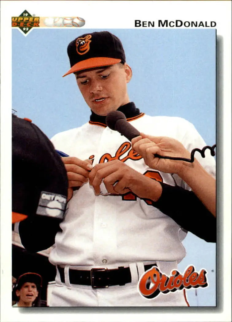 Ben McDonald 1992 Upper Deck MLB #163 Baseball Card Baltimore Orioles - Baseball Card Single