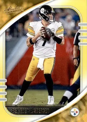 Ben Roethlisberger - 2020 Panini Absolute - #54 - Yellow Football - Football Card Single