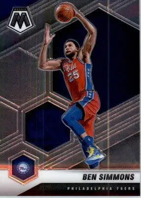 Ben Simmons - 2020-21 Panini Mosaic - #104 - Basketball - Basketball Card Single