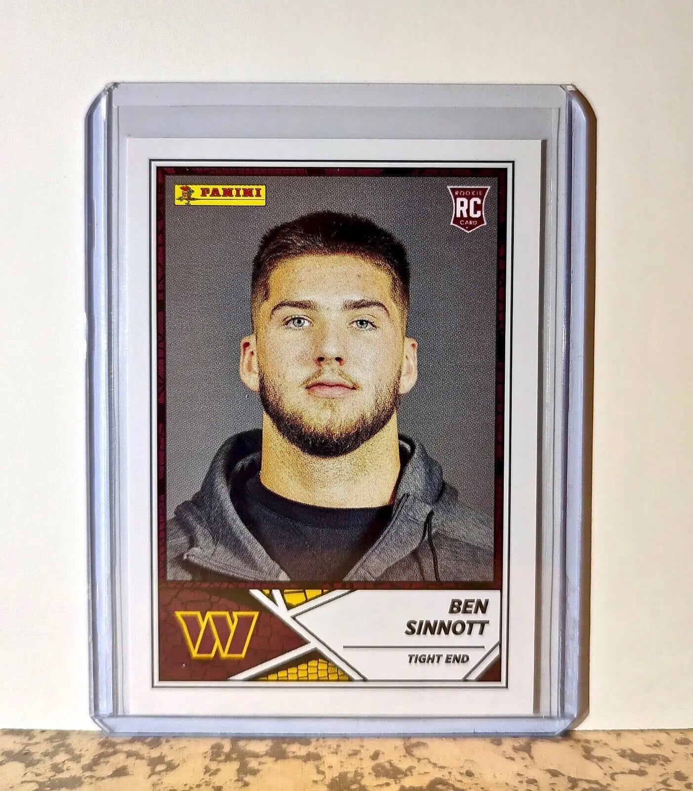 Ben Sinnott 2024 Panini NFL #90 Rookie Sticker Card Washington Commanders - Football Card Single