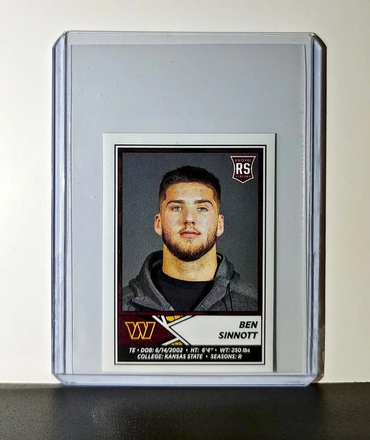 Ben Sinnott 2024 Panini NFL Rookie Sticker #357 Washington Commanders - Football Card Single