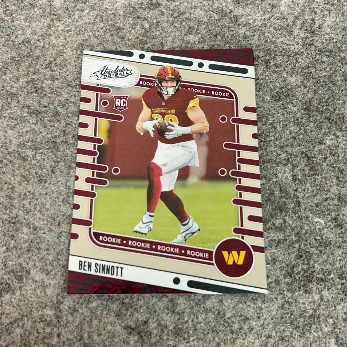 Ben Sinnott Rookie Washington Commanders 2024 Football Card You Pick Choose Set - Football Card Single